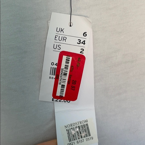 Top Shop White Ruffled top - Picture 4 of 4